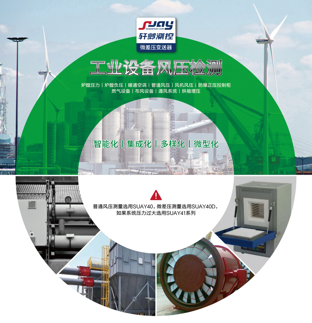 工業(yè)設備風壓檢測(爐膛壓力、爐膛負壓、暖通空調、管道風壓、風機風壓等)